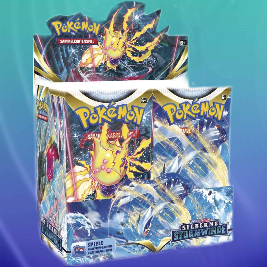 Pokemon store Display Silberne Sturmwinde Case (DE)