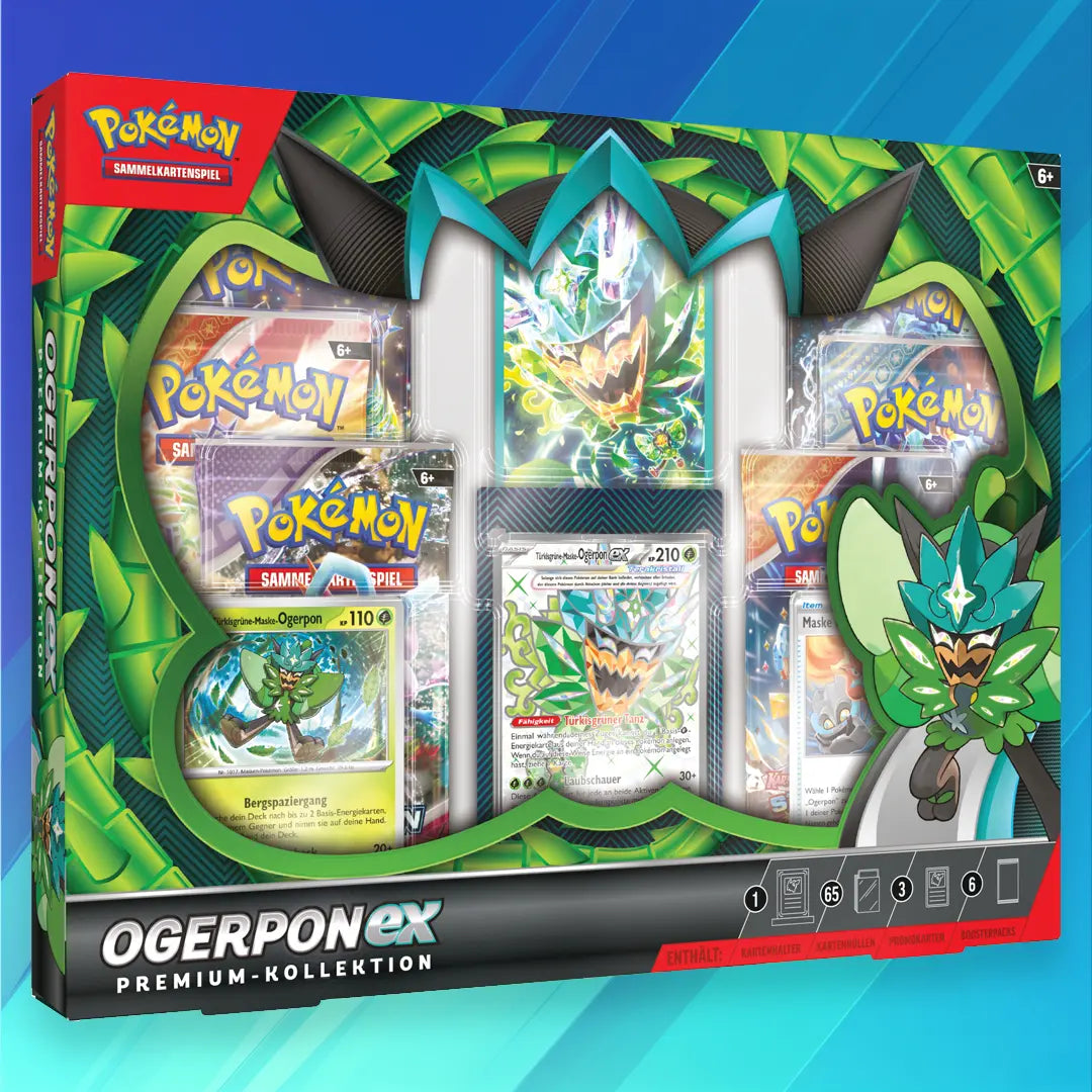 Pokémon TCG: Ogerpon ex- Premium Kollektion (DE)